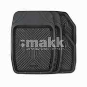 Коврики-ванночка 4 предмета Autoprofi Groove черный (TER-150 BK)