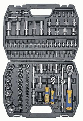 Набор инструментов 1/2" и 1/4" 108 предметов Kraft 700300