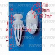 Клипса пластмассовая GM,Opel внутренняя отделка, дверь - панель P37-0521 Patron