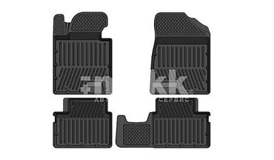 Коврики в салон KIA Ceed (12+)/ i30 (12+)  к-т 4шт черный SRTK KI.CD.12G.02049