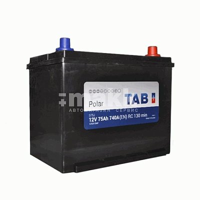 Аккумуляторная батарея 75 Ач Tab Polar S (85D26L) о/п Азия (246875) 25,9×17,5×22,1