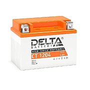 Мото аккумулятор DELTA 12В 4Ач (YB4L-B, YB4L-A, YTX4L-BS) о/п