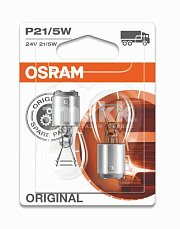 Автолампа P21/5W 24V OSRAM 7537-02B BAY15d (блистер 2шт)