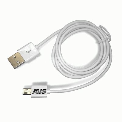 Кабель microUSB 1м белый AVS MR-311