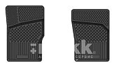 Коврики в салон Daewoo Nexia (94+) (11+) передний ряд к-т 2шт черный SRTK D.NEX.94G.02010