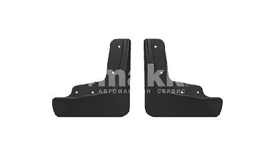 Брызговики черные модель Volkswagen Jetta (10-15) задний ряд (к-т 2шт) SRTK BR.Z.W.JET.10G.06016