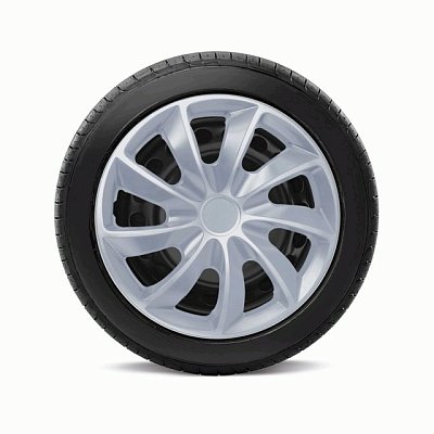 Колпаки Autoprofi  пластик регулир обод к-т 4пр металлик 16"(400мм) 4шт/уп WC-2005 SILVER (16)