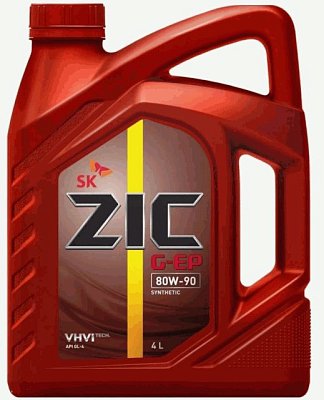 Масло трансмиссионное ZIC G-EP 80W90 синтетическое 4л