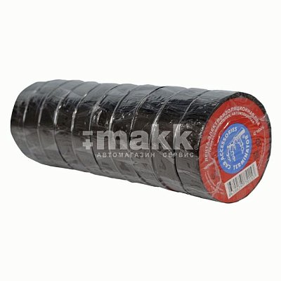 Изолента Terminator ПВХ автомобильная черная (19мм*20м) IZ 1920S Стандарт