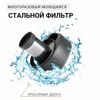 Пылесос автомоб "Агрессор" 12V 100W шнур 4м 3 насадки сумка 6шт/уп AGR-160 STEEL