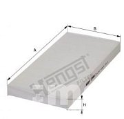 Фильтр салонный Hengst E941LI (CU 3567) Ford Focus