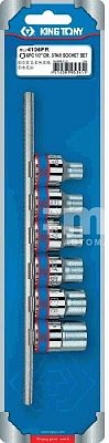 Набор торцевых головок 1/2", TORX Е-стандарт, Е10-Е20, 6 предметов King Tony 4106PR
