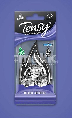 Ароматизатор Картон "Tensy" Flame Черный Лед 50шт/бл TA-55