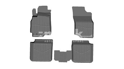 Коврики в салон Mitsubishi Lancer IX (00-10) к-т 4шт черный SRTK Премиум PR.MIT.LAN.00G.02079