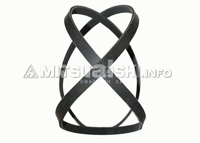Ремень поликлиновой 4PK1195 Mitsuboshi SUBARU EN07 ГУР, NISSAN VG30 Конд