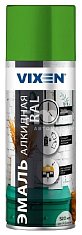 Краска-спрей VIXEN эмаль алкидная универсальная светло-зелененая 520мл (RAL6018) VX16018