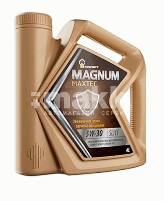 Масло моторное Rosneft Magnum Maxtec 5W30 полусинтетическое 4л