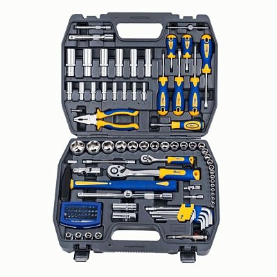 Набор инструмента 1/2" и 1/4" 109 предметов Kraft 700678