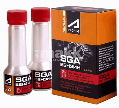 Присадка в бензин Супротек А-прохим СГА(SGA) для снижения расхода и продления ресурса форсунок,100мл