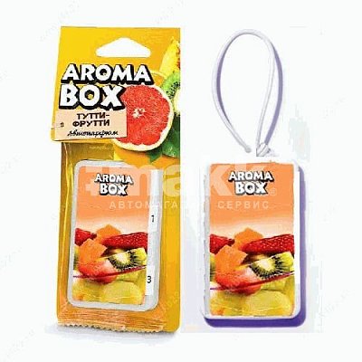 Ароматизатор подвесной "Тутти-Фрутти" "Aroma Box" B-13