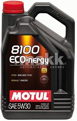 Масло моторное Motul Авто 8100 Eco-nergy 5w30 API SP, ACEA A5/B5 5л