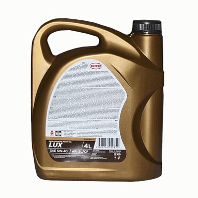 Масло моторное SINTEC Luxe 5000 п/с 5W40 SL/CF А3/В4 4л