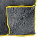 Салфетка из микрофибры 40x40 см Green Star (серая с желтым) МАКК 460 гр/м2