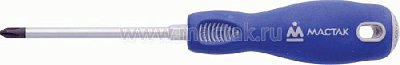 Отвёртка крестовая Phillips 2х38 мм, держатель Мастак 041-02038H
