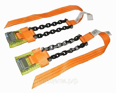 Браслеты противоскольжения. Комплект 2шт. 35мм L цепи 6*18*216мм (Р175-185) Magnus-Profi