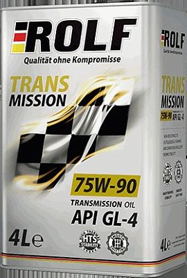Масло трансмиссионное ROLF Transmission  75W90  API GL-4 4л