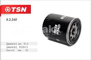 Фильтр масляный Цитрон "TSN" 9.2.240 (W 814/80) Opel Kadett/Vectra 1.5TD/1.7TD 88>, Honda Accord 2.0