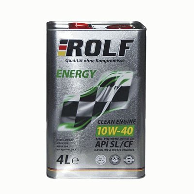 Масло моторное ROLF Energy 10W40 полусинтетическое 4л 