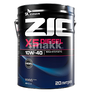 Масло моторное ZIC X5 Diesel 10W40 полусинтетическое 20л