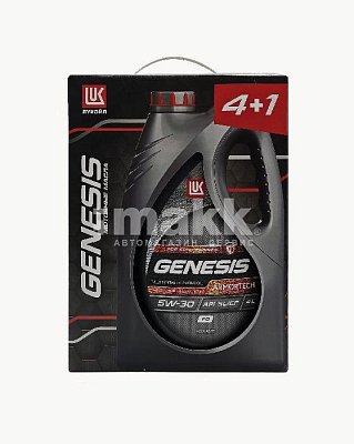 Масло моторное Лукойл Genesis ARMORTECH FD (SL/CF) синт. 5W30 4 л. Акция 4+1