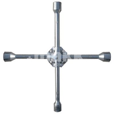 Ключ-крест баллонный, 17 х 19 х 21 мм, квадрат 1/2", усиленный, толщ. 16 мм// Matrix