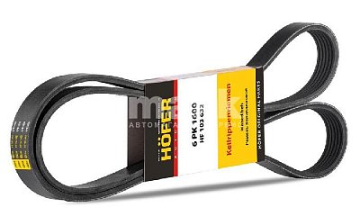 Ремень поликлиновой 6PK1600 УАЗ 3163 Патриот дв.ЗМЗ-51432 ТНВД HF 103 632 Hofer