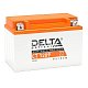 Мото аккумулятор DELTA 12В 9Ач (YTX9-BS, YTX9) п/п низкий