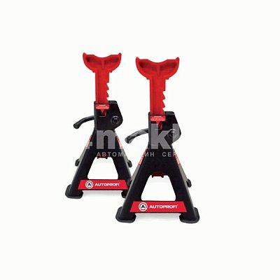 Страховочные опоры 2т высота 265 мм - 415 мм зубчатые  к-т 2пр. Autoprofi JS-02S