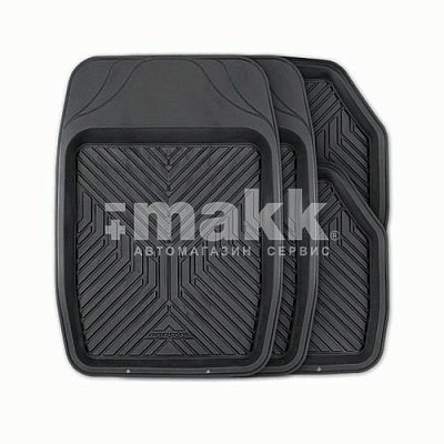 Коврики-ванночка 4 предмета Autoprofi черный (MAT-150 BK)