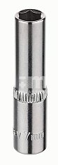 Головка торцевая глубокая шестигранная 1/4" 7 мм Кraft 700654