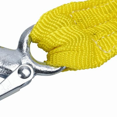 Трос 10т 5 м буксировочный динамический, рывковый 2 крюка в пакете Green Star  