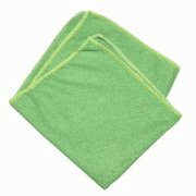 Салфетка из микрофибры 40х40см 250г/м зеленая (без упаковки)