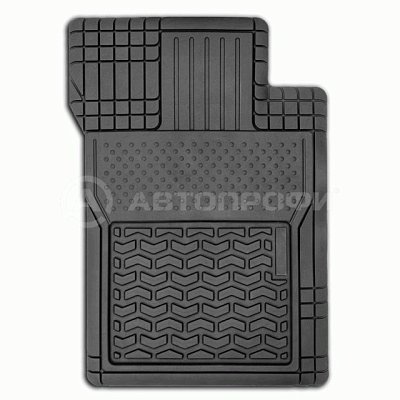 Коврики-ванночка 4 предмета вырезаемые Autoprofi черные (6ком/уп) FIX-520 BK