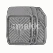 Коврики-ванночка 4 предмета Autoprofi Groove серый (TER-150 GY)