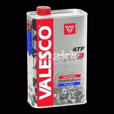 Трансмиссионное масло VALESCO ATF Dexron III 1л