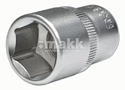 Головка торцевая стандартная шестигранная 1/2" 30 мм Helfer HF001016