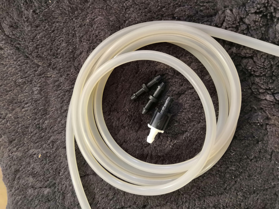 Замена трубки стеклоомывателя