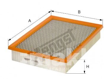 Фильтр воздушный Hengst E1480L (C 33 017) TOYOTA HiLux Fortuner 15-, Kijang Innova Condor