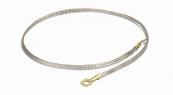 Провод массы / провод заземления медный плетеный 10х16 ПМЛ Т2 400 мм (косичка)