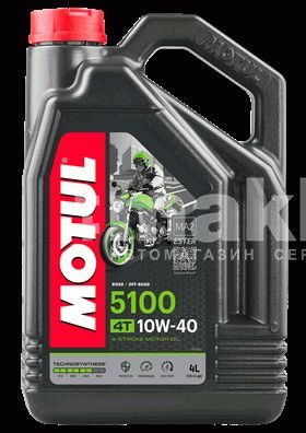 Масло моторное Motul Moto 5100 Ester  4T 10w40 MA2 104068 4 л синт.